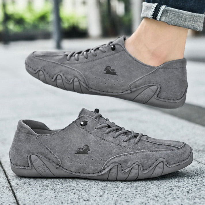 "Unisex leren barefoot schoenen met flexibele zolen en anti-slip grip voor dagelijks comfort en natuurlijke voetbeweging."