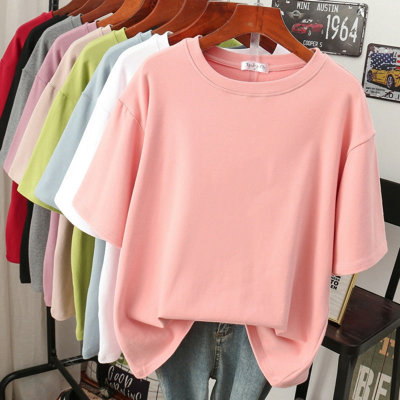 "Valentina oversized T-shirt avocadogroen, comfortabele dameskleding, casual stijl, ademende katoenen stof."