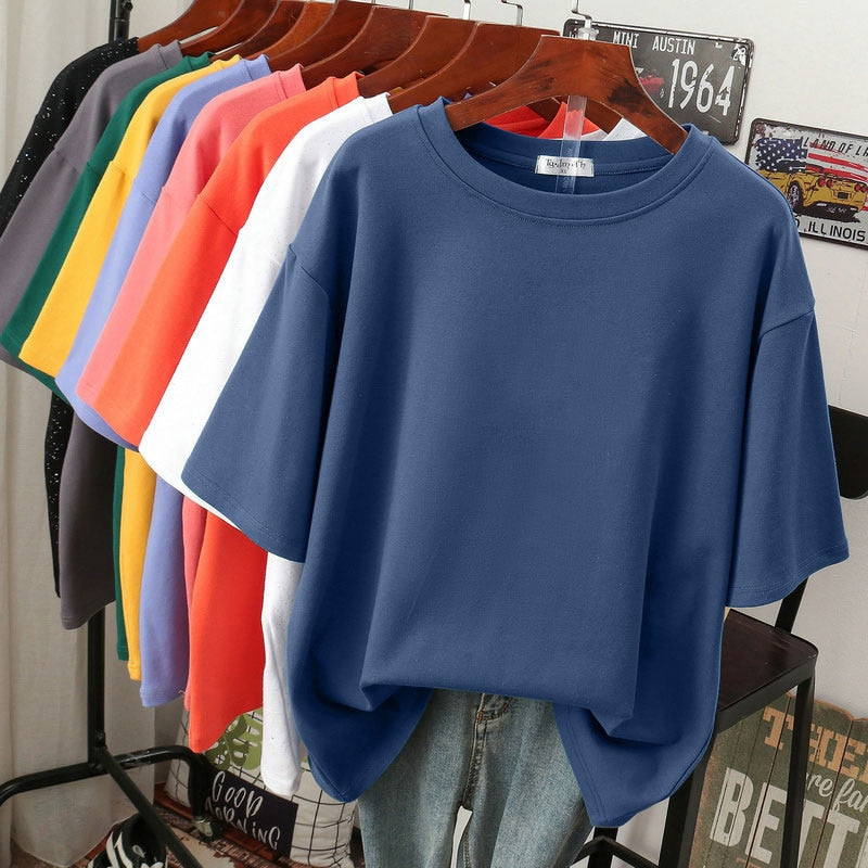 "Valentina oversized T-shirt avocadogroen, comfortabele dameskleding, casual stijl, ademende katoenen stof."