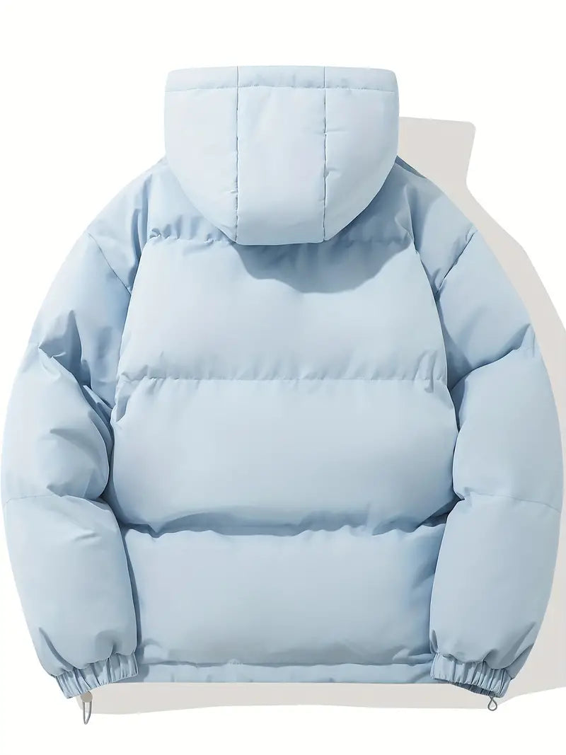 "Warme winterjas voor heren met capuchon, klassiek design en duurzame materialen voor ultieme stijl en comfort."