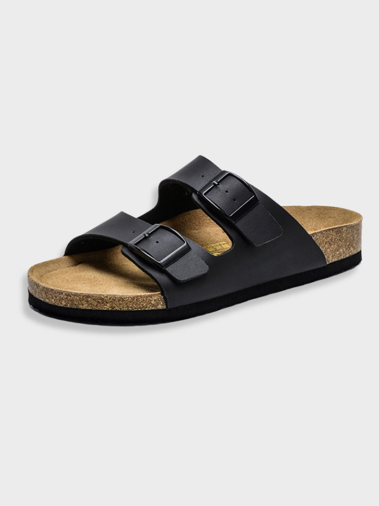 "Witte Adrien Sandalen van imitatieleer, stijlvol en comfortabel met ergonomische ondersteuning, perfect voor zomeroutfits."
