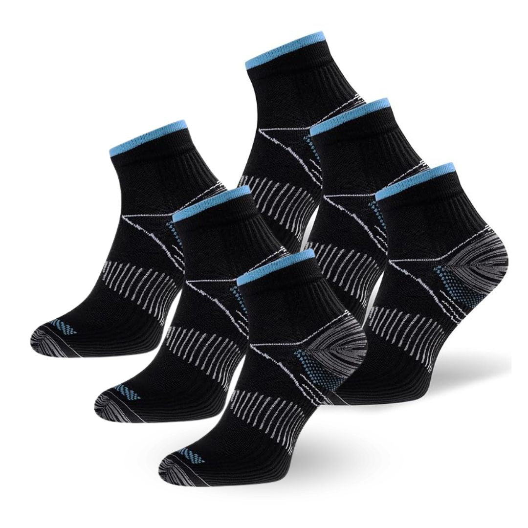 "Zwarte SlimSupport PRO 2.0 orthopedische compressiesokken voor optimale ondersteuning en comfort bij sport en dagelijkse act