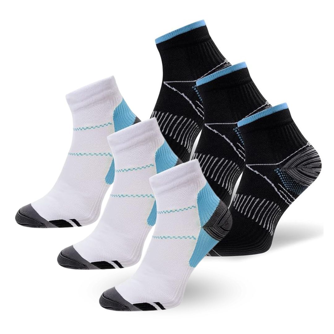 "Zwarte SlimSupport PRO 2.0 orthopedische compressiesokken voor optimale ondersteuning en comfort bij sport en dagelijkse act