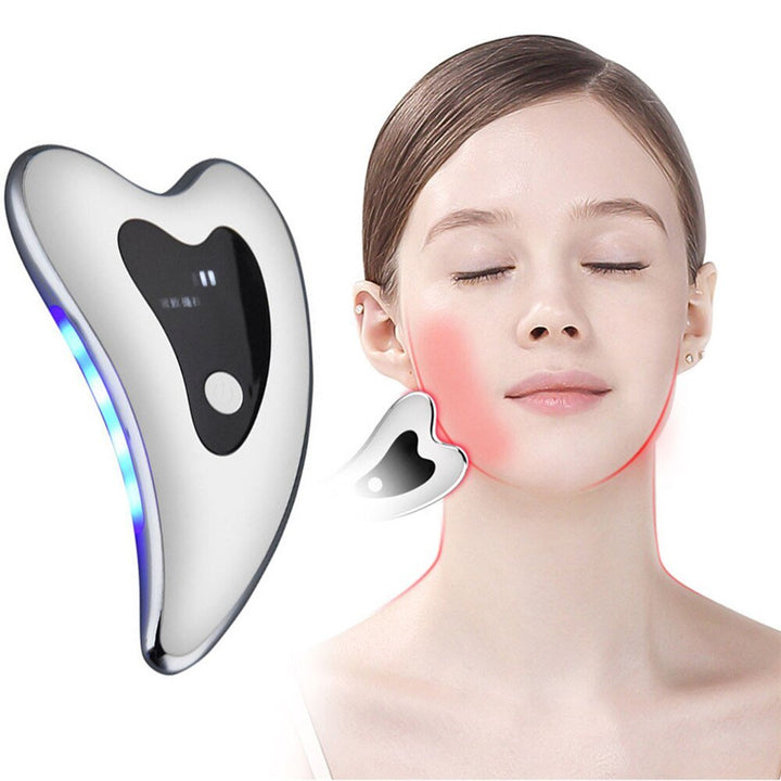 Gua Sha gezichtsmassage apparaat voor anti-aging, strakkere en stralende huid; vermindert rimpels.