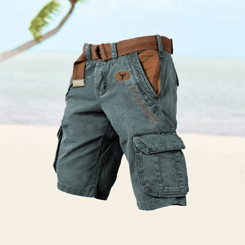 Comfortabele zomer shorts voor heren. Multifunctionele Ethan cargobroek, perfect voor casual mode en avonturen.