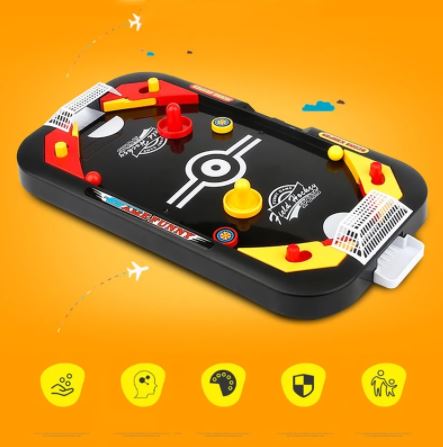Mini tafelhockey spel voor kinderen & familie, compact en draagbaar speelgoed voor binnenplezier. Perfect cadeau.