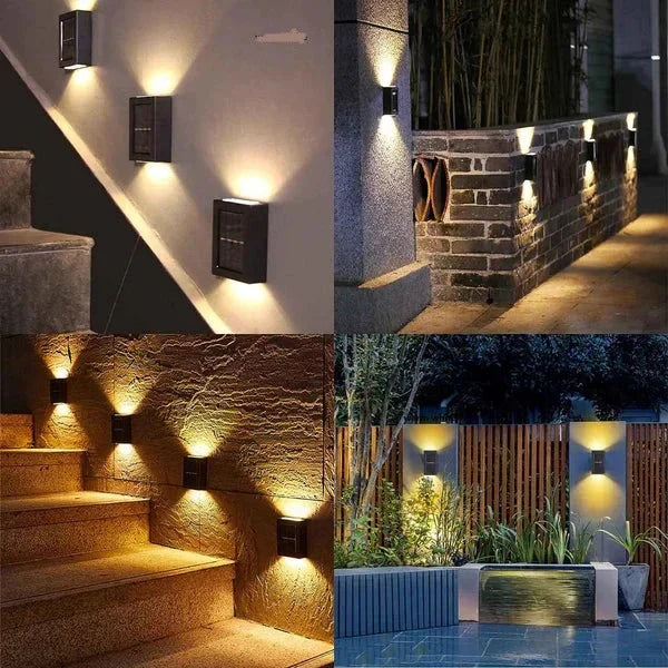 Moderne & trendy EcoShine tuinwandlamp, duurzaam en energiezuinig met heldere LED buitenverlichting.