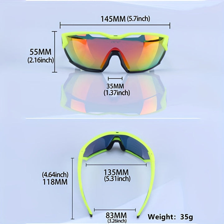 Comfortabele unisex hardloopbril met verwisselbare lenzen. Sportief design voor helder zicht tijdens trainingen.