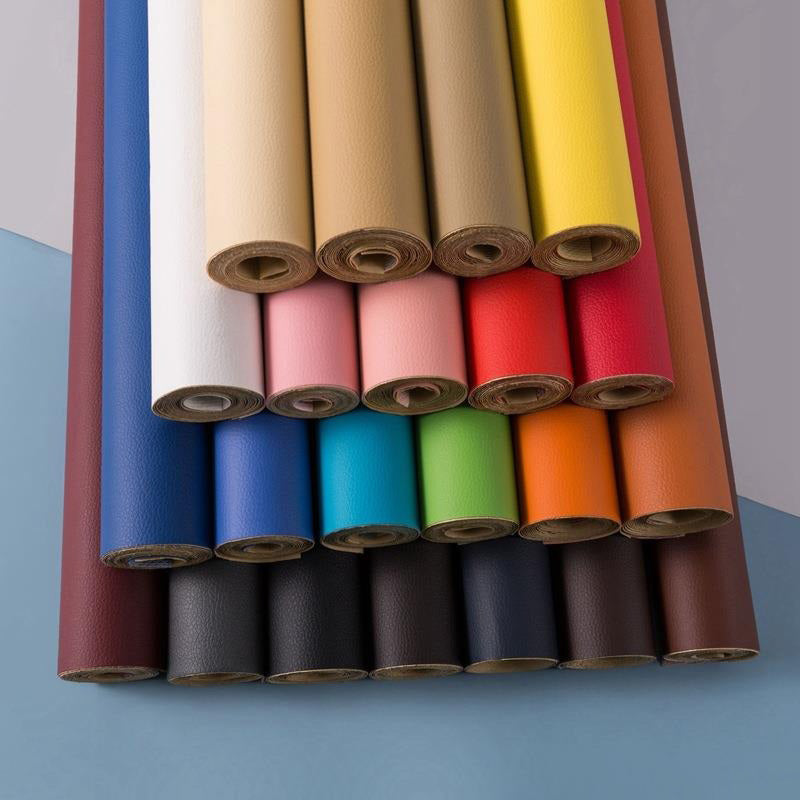 PU-leren zelfklevende reparatiepatch voor duurzaam herstel van banken, stoelen en kleding.
