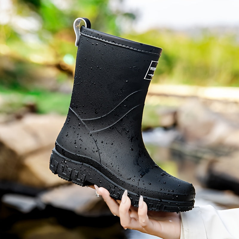 Duurzame waterdichte dameslaarzen met warme fleecevoering, antislip zool en makkelijk aan te trekken.