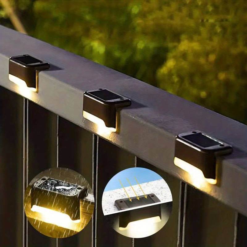 Draadloze LED solar wandlamp voor sfeervolle tuinverlichting, energiezuinig en makkelijk te installeren.