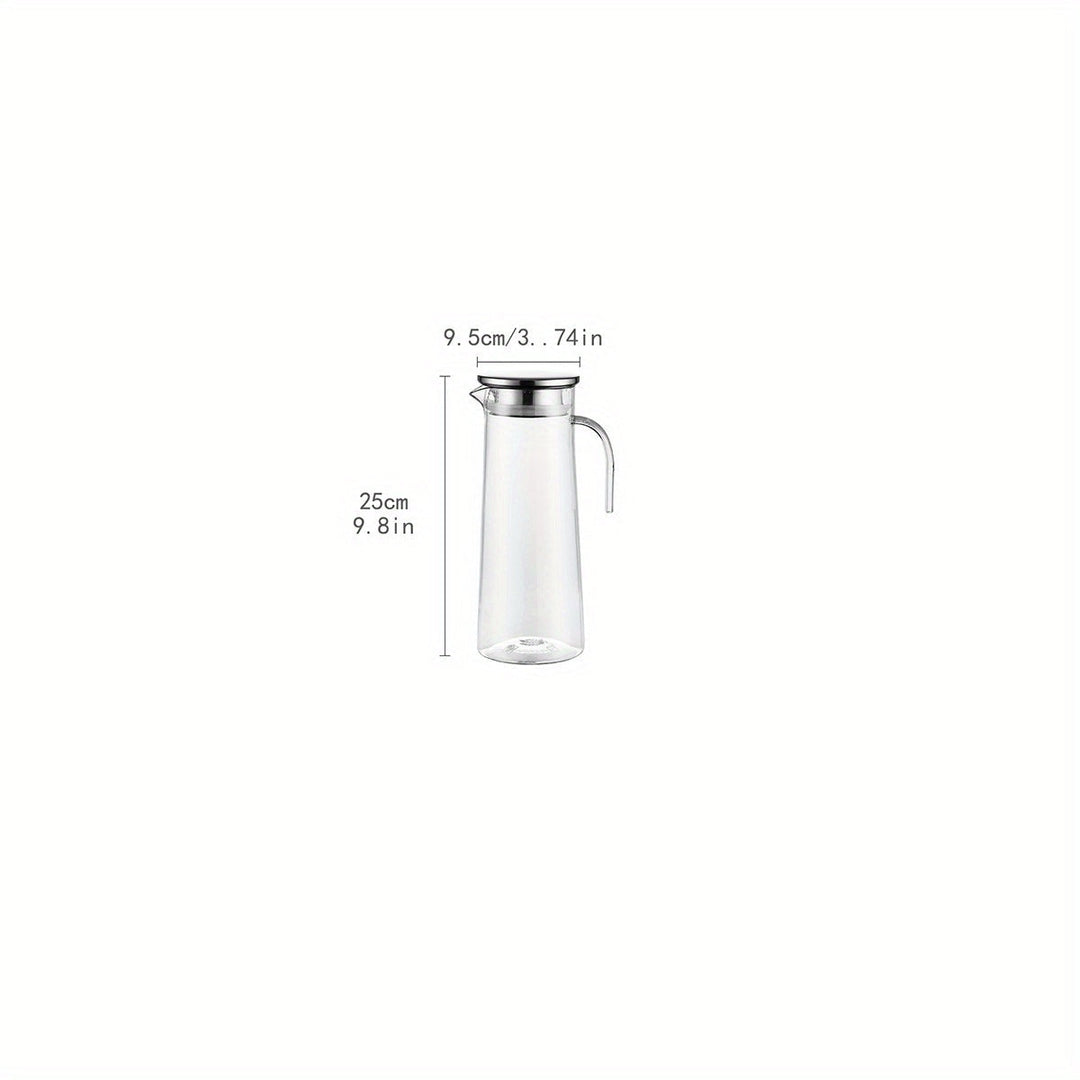 Luxe Acryl Waterkan met deksel, onbreekbaar en stijlvol, perfect als drankkan voor sap en zomerse drankjes.
