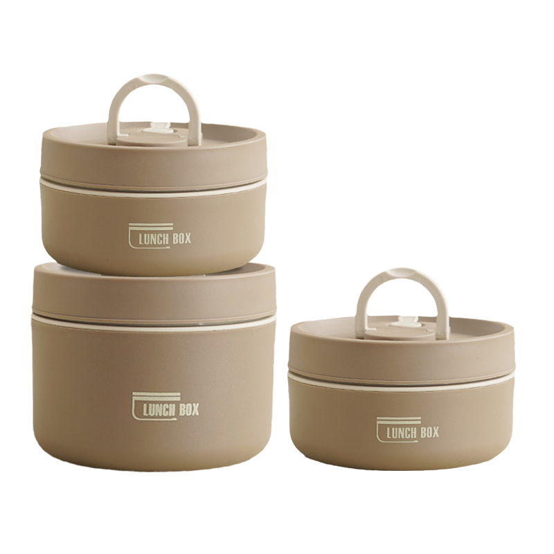 Multifunctionele roestvrijstalen Isobox™ lunchbox, ideaal voor school, werk of reizen.
