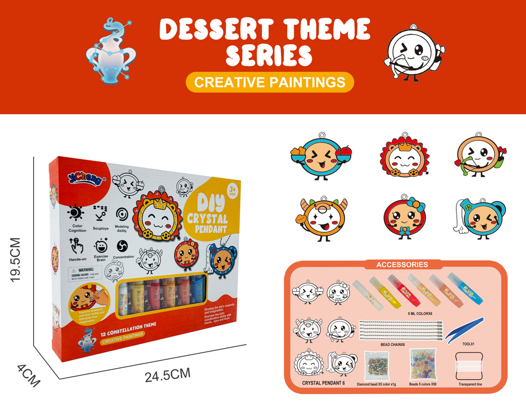 Kinderen creëren unieke sterrenbeeld kristallen met deze DIY knutselset. Creatief & educatief speelgoed.