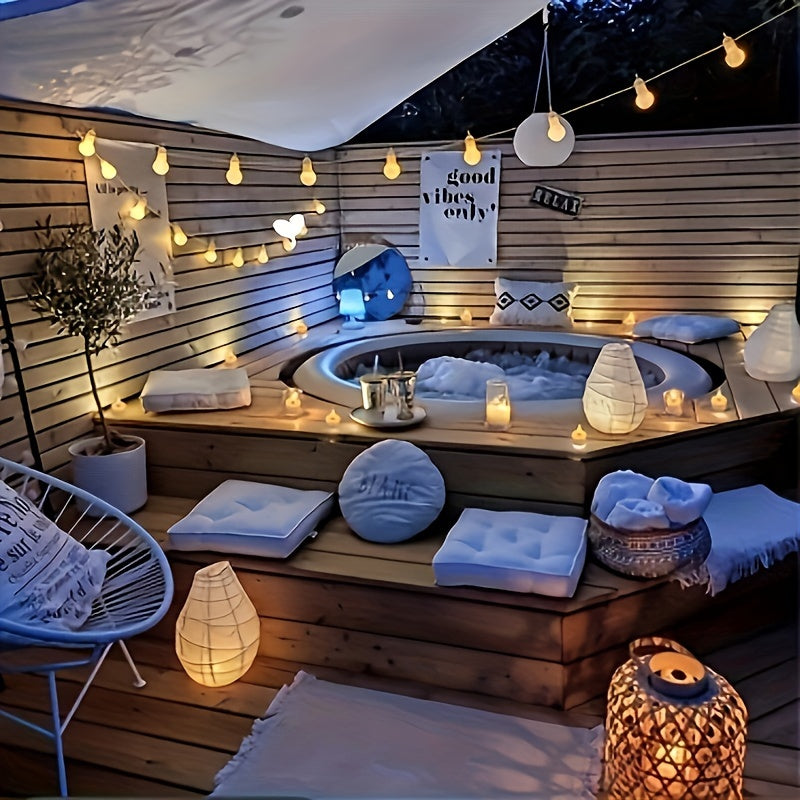 Glinsterend vlamloos theelichtje met warm flikkerend LED licht, ideaal voor huisdecoratie.