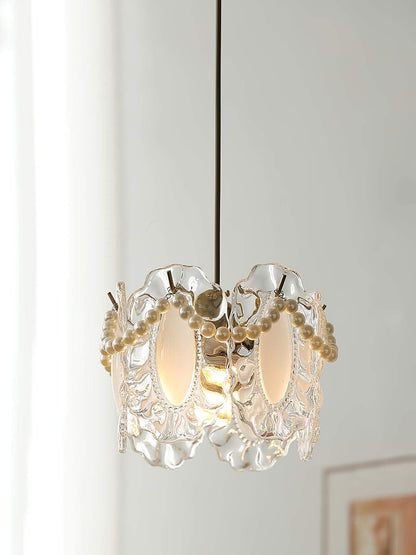 Bloemen Glas Hanglamp - Elegant Design