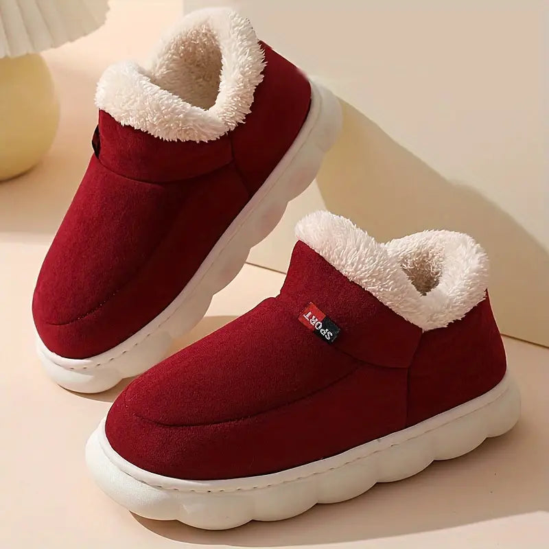 Trendy dames sloffen voor ultiem comfort en warmte. Perfecte binnenschoenen voor koude winterdagen thuis.