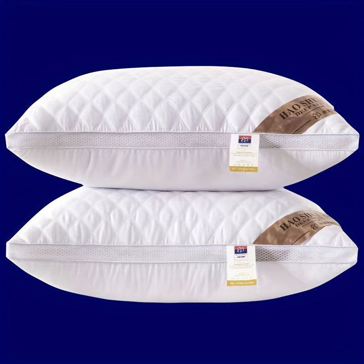 Hoogwaardig, wasbaar kussen voor hotelkwaliteit slaapcomfort. Biedt uitstekende nekondersteuning, anti-zak.