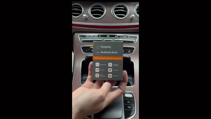 Optimaliseer je rit met deze draadloze CarPlay & Android Auto adapter, voor een slimme auto-ervaring.