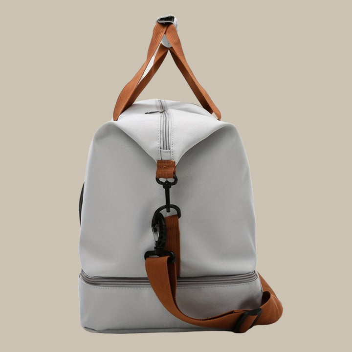 Slijtvaste heren weekendtas, gebouwd om lang mee te gaan. Ideale duffelbag voor frequente reizigers.