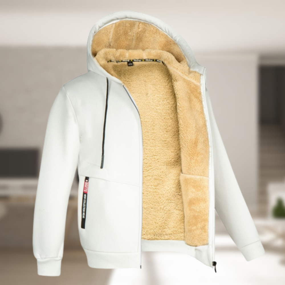 Comfortabel gevoerd wintervest voor heren, warm en veelzijdig, perfect als winterkleding.
