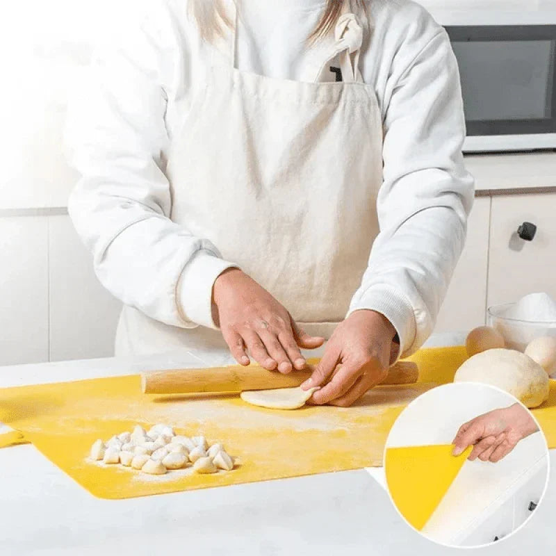 Keuken siliconen bakmat, extra groot, antislip deegmat, hittebestendig en voedselveilig.