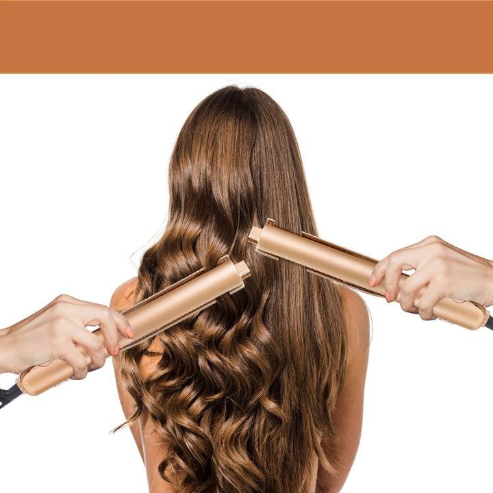Veelzijdige dames multistyler: stijltang en krultang in één voor makkelijke haarstyling en glanzend haar.