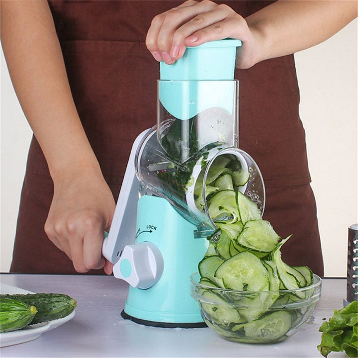 Veilige handrasp voor moeiteloos snijden van groenten & fruit. Ideaal keukenaccessoire voor snelle foodprep.