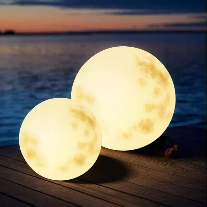 Magische LunaGlow maanlicht tuinlamp, sfeervolle led buitenverlichting voor tuin, terras of balkon, usb-oplaadbaar.
