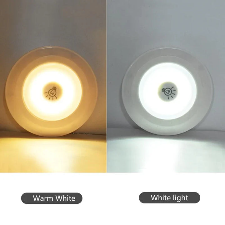Draadloze LED batterijlamp met afstandsbediening, ideaal voor sfeer in woonkamer, keuken of slaapkamer.