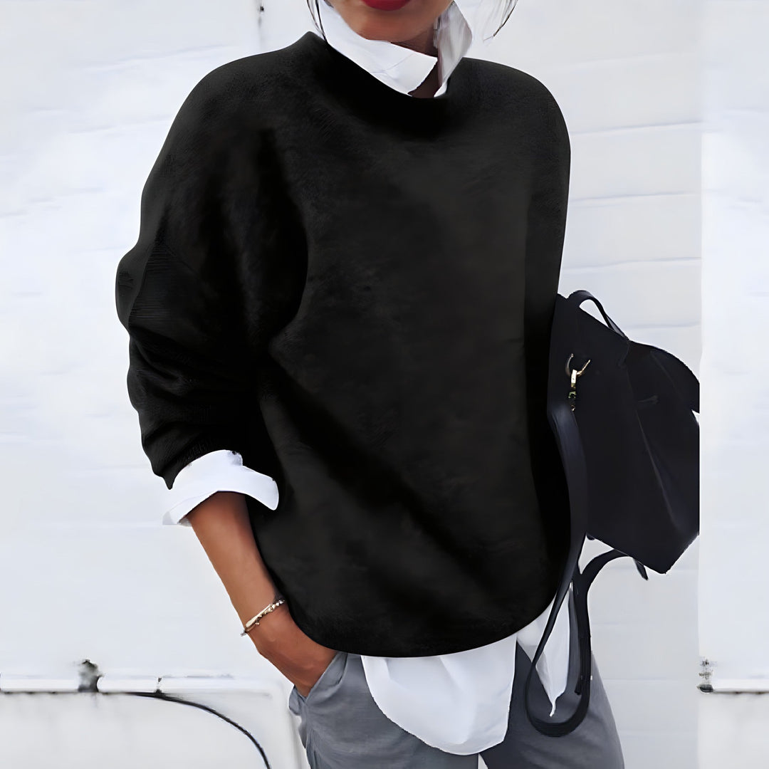 Veelzijdige dames trui in een elegant basic ontwerp, perfect voor diverse looks en dagelijks comfort.