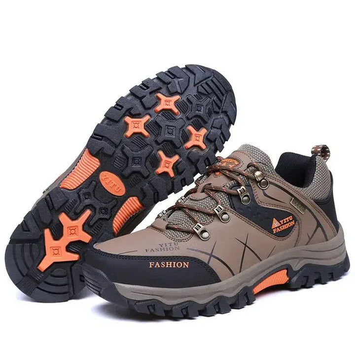 Robuuste heren winterschoenen, waterdicht en warm met stevige grip voor elk terrein.