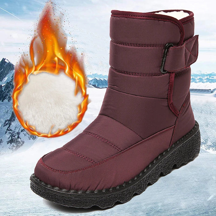 Waterdichte unisex winterlaarzen met antislipzool, perfect voor sneeuw en ijs.