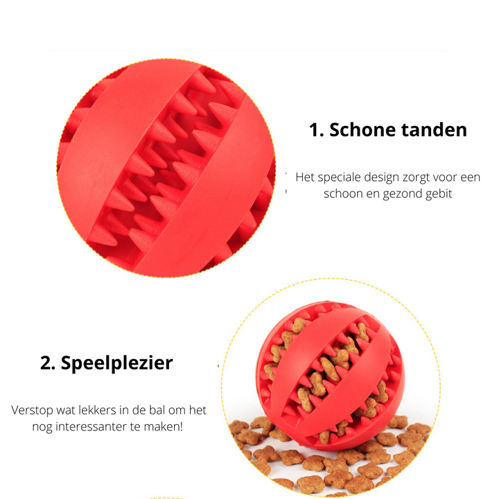 Stimulerend trainingsspeelgoed voor honden, helpt het gebit gezond te houden en verveling te voorkomen.