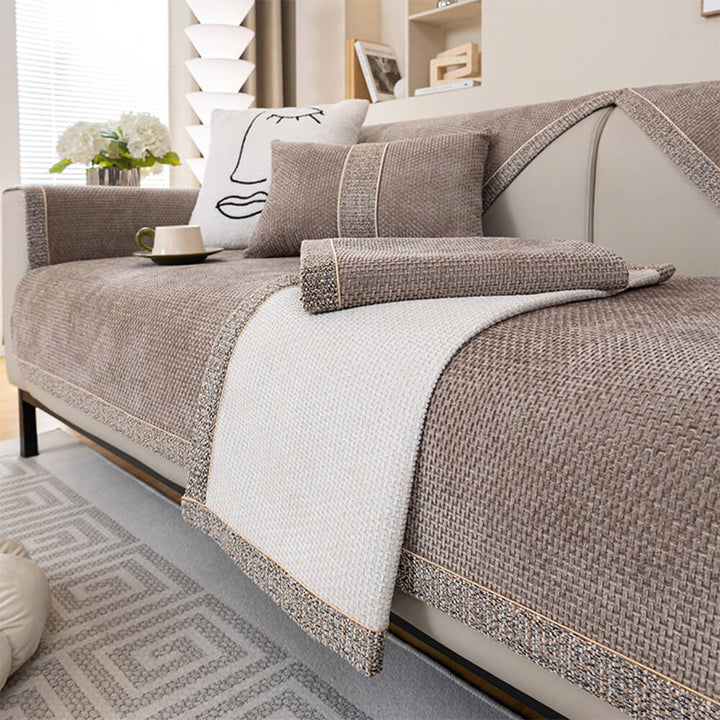 Duurzame sofa beschermer, deze universele bankhoes beschermt uw meubel effectief tegen huisdieren en vuil.