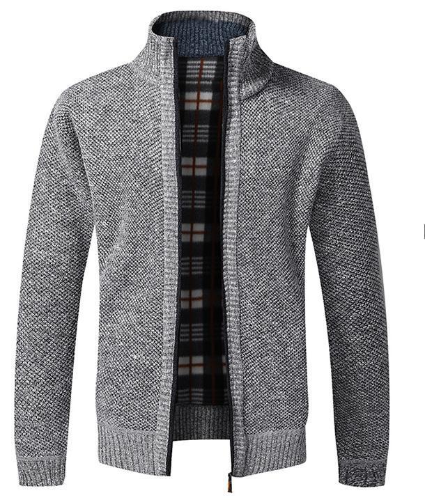 Herenvest van hoge kwaliteit met kraag, voor comfort en een tijdloze uitstraling.