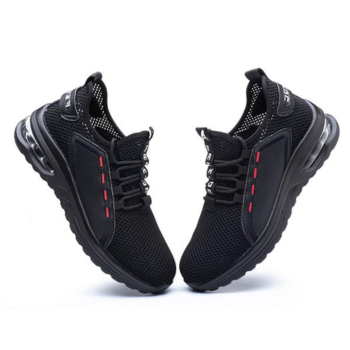 Comfortabele werkschoenen met stalen neus en energie-teruggevende zool, SteelFlex One model.
