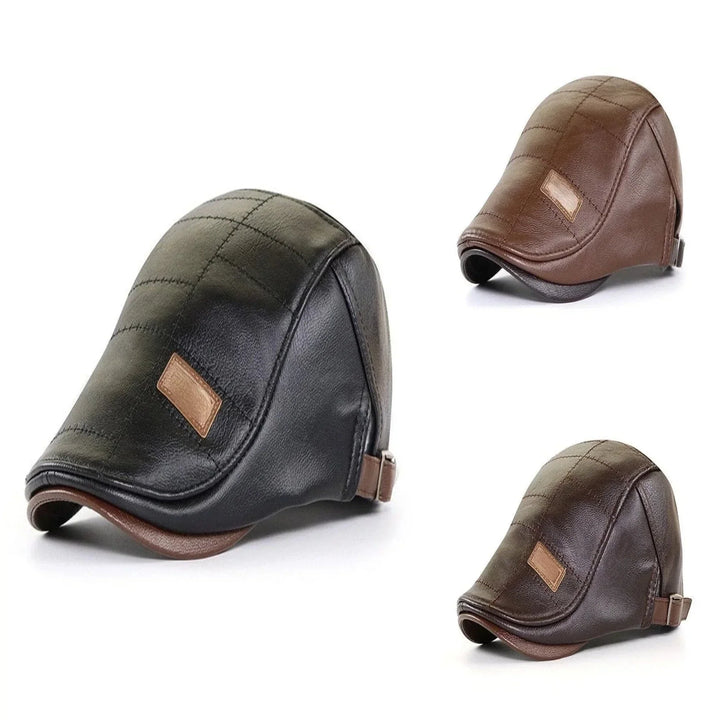 Man draagt een klassieke heren retro baret. Voegt vintage charme toe aan zijn look.