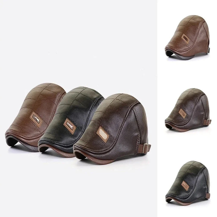 Veelzijdige heren retro baret. Deze klassieke hoed past bij diverse herenmode stijlen.