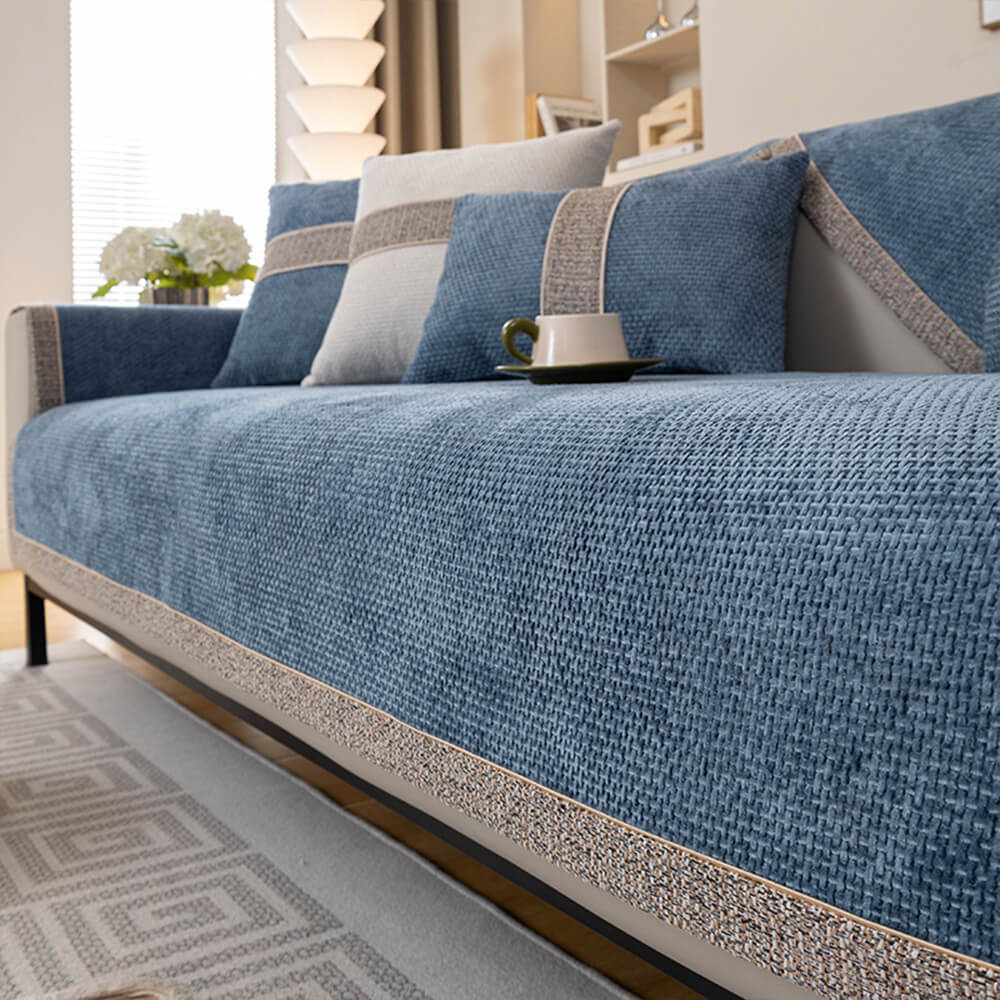 Zachte textuur van de universele bankhoes; ultiem comfort en moderne decoratie voor uw bank en interieur.