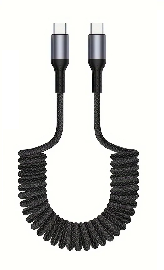Twee 100W USB-C veerkabels voor snelladen, de 1+1 gratis actie voor FlexCharge.