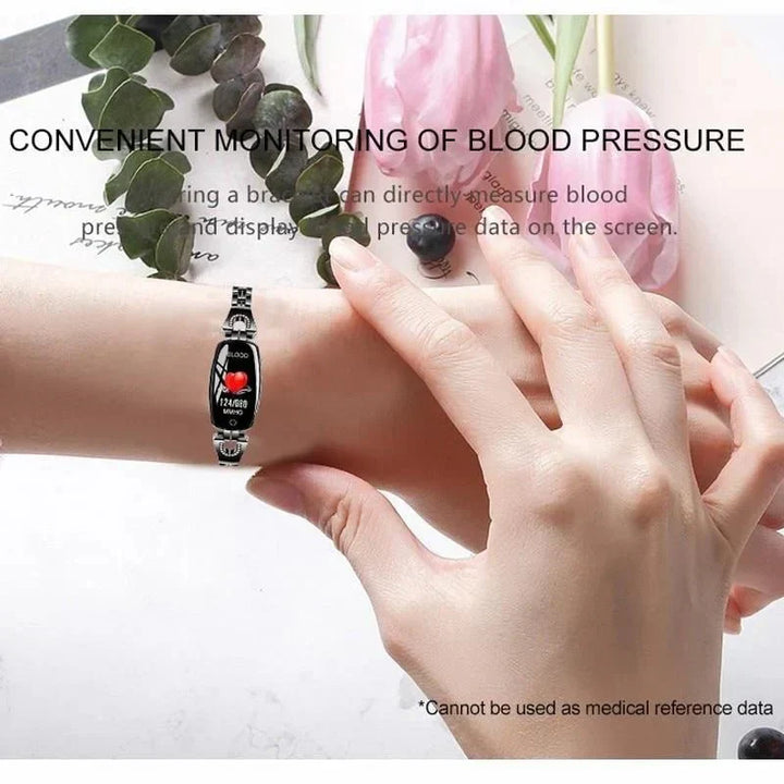 Speciaal ontworpen dames fitness armband, waterdicht, stijlvol en compleet met hartslagmeter en tracker.