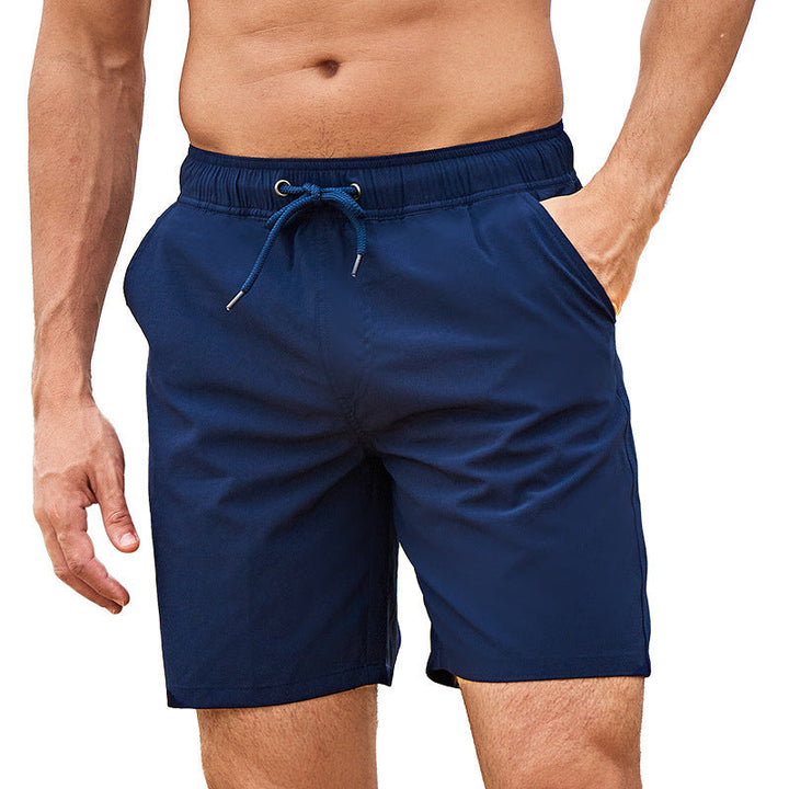 Trendy heren zwembroek met sneldrogend materiaal, comfortabele binnenvoering en handig telefoonzakje voor de zomer.