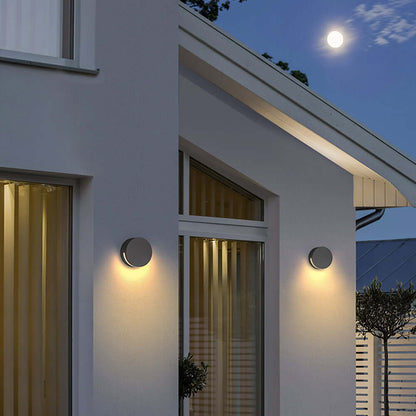 Moderne Ronde Buitenwandlamp - IP65 Waterdicht
