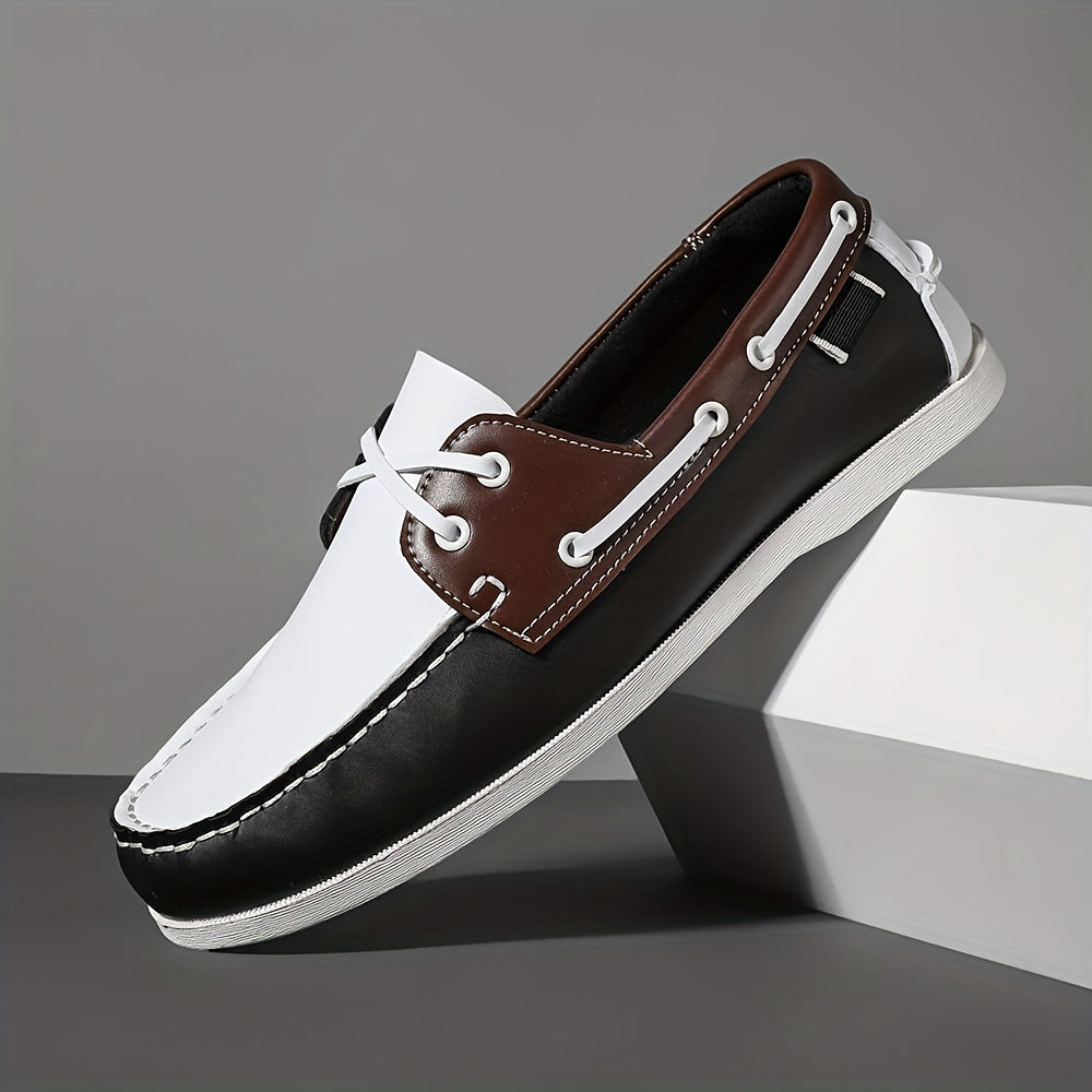 Zomerschoenen Thijs: Comfortabele heren bootschoenen met stevige grip voor buiten.