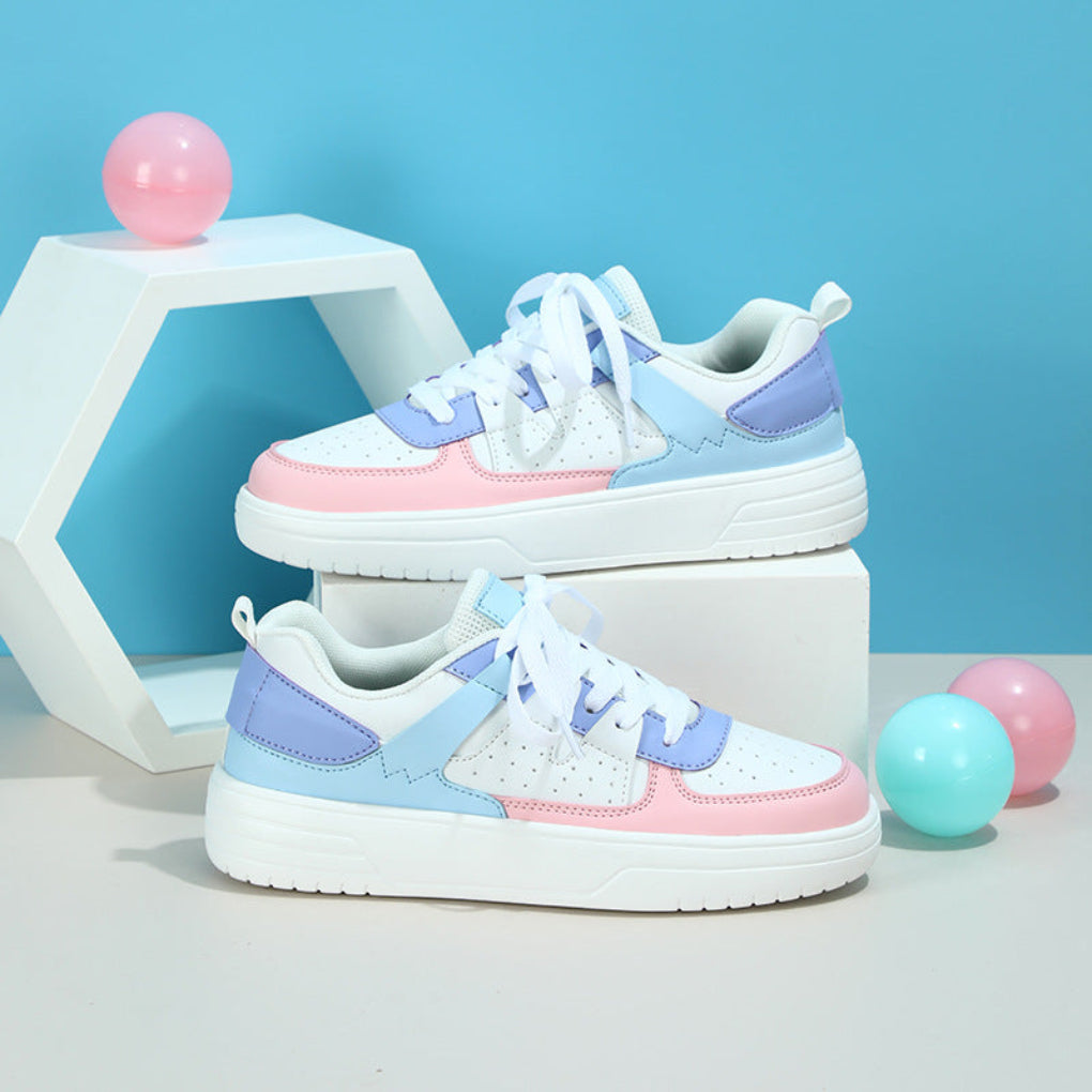 Vrolijke dames sneakers: casual, comfortabel en modieus, ideaal voor dagelijks gebruik en voetcomfort.