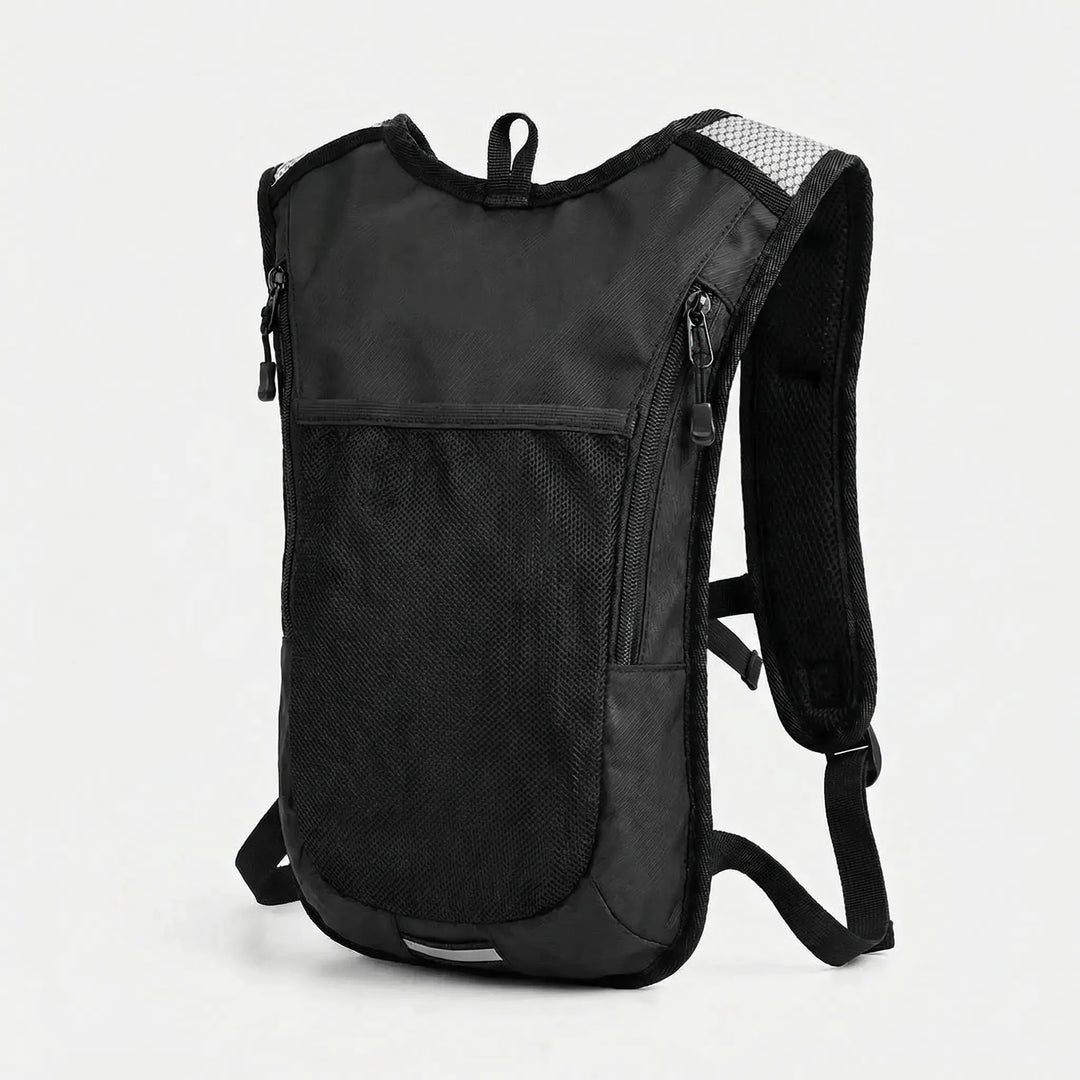 Compacte 10L drinkrugzak voor mountainbike en racefiets. Ideaal voor hydratatie tijdens sportieve outdoor avonturen.