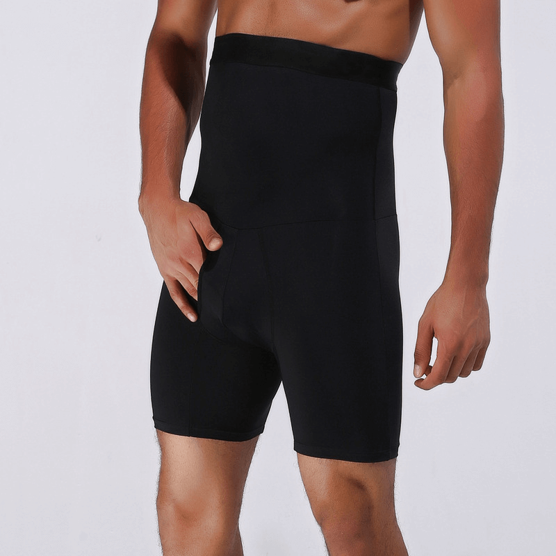 Vormgevende heren compressieboxershort, slankmakend ondergoed met buikcontrole voor een zelfverzekerd gevoel.