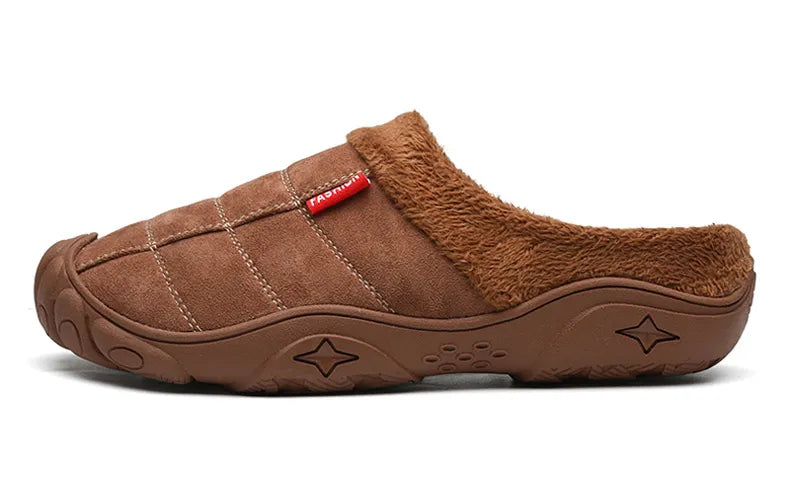 Heren antislip instappers, warme binnensloffen. Ultiem comfort en stijl voor thuisgebruik.