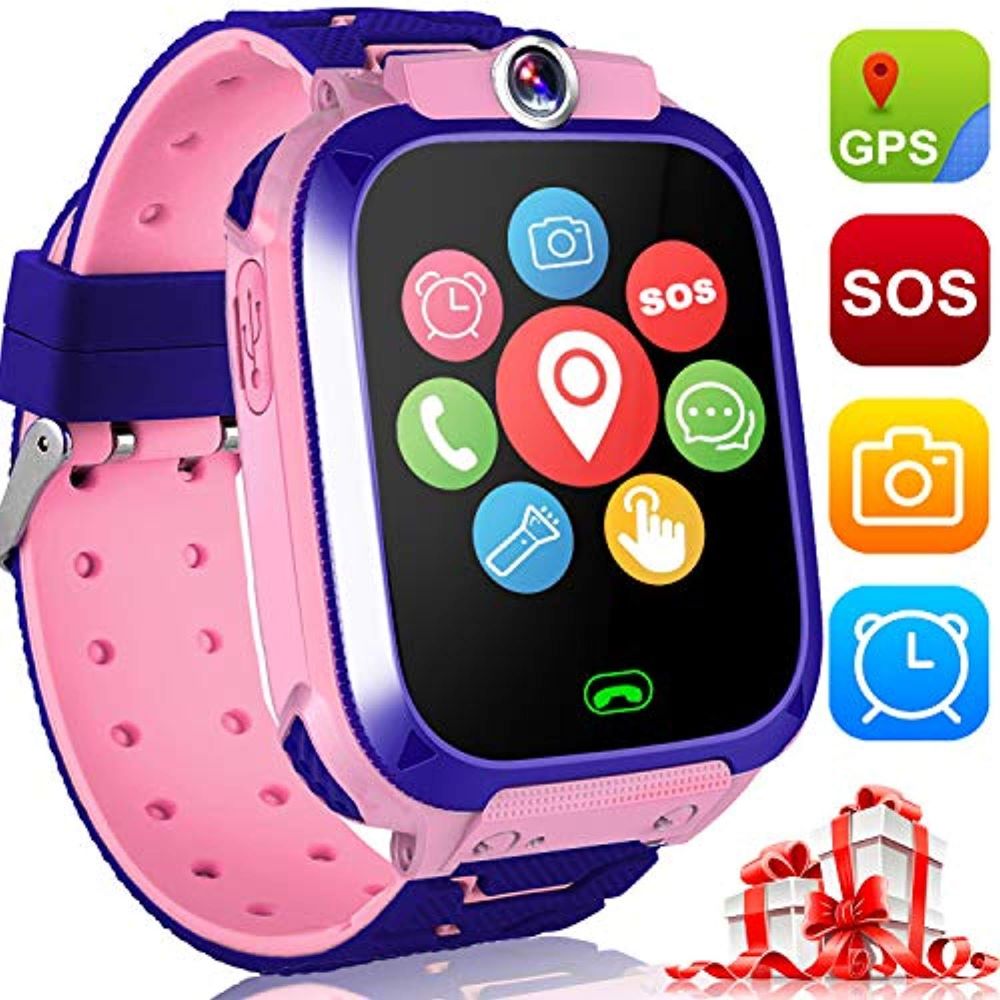 Slim kinderhorloge met belfunctie; kinderen kunnen contact opnemen met ouders via deze smartwatch.